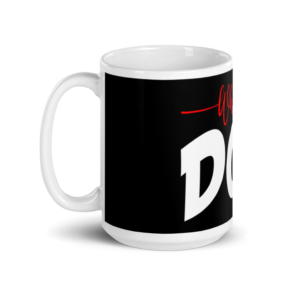 White Glossy Mug - WhatUpDoeshirts