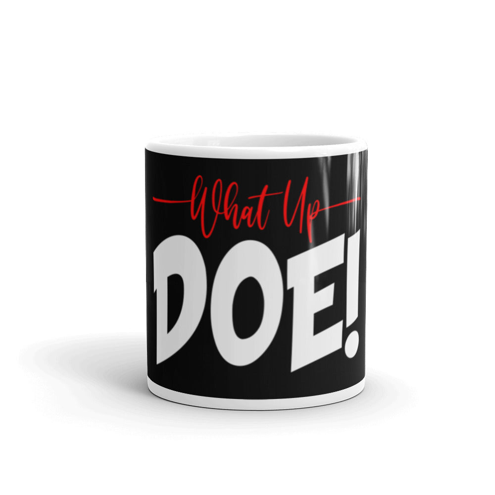 White Glossy Mug - WhatUpDoeshirts